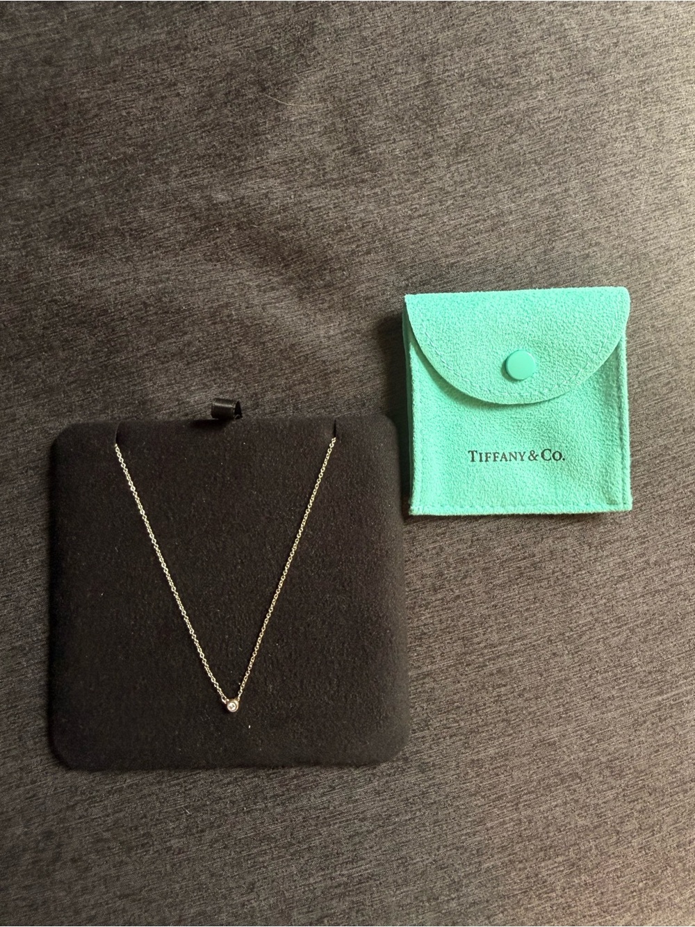 Tiffany & Co. Elsa Peretti Diamonds by the Yard Single Diamond Pendant